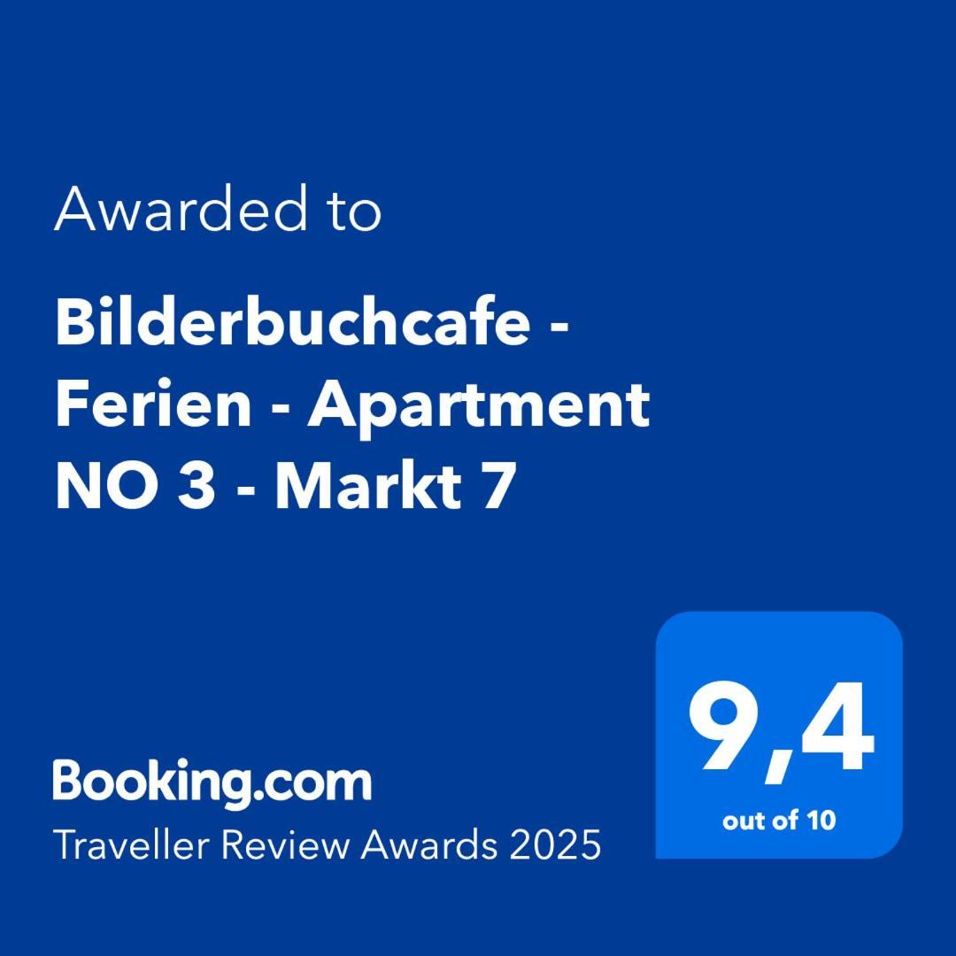 Das Bilderbuchcafe - Ferien - Apartment No 3 - Markt 7 哈弗尔贝格 外观 照片